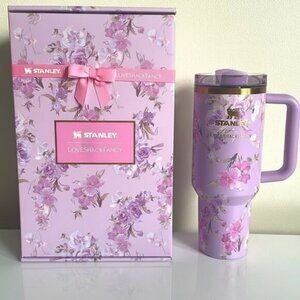 Stanley X Love Shack Fancy Cup 40 oz - Happy Thoughts Quencher Rosa Beaux Purple